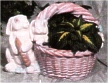 Carrot Rabbits Basket Planter